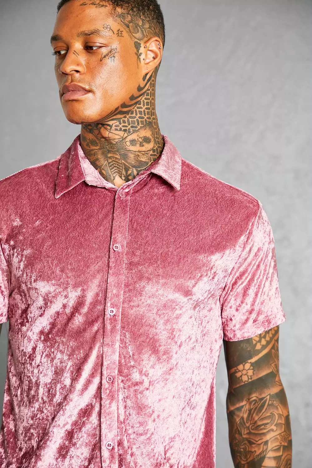 Dusky pink best sale shirt mens